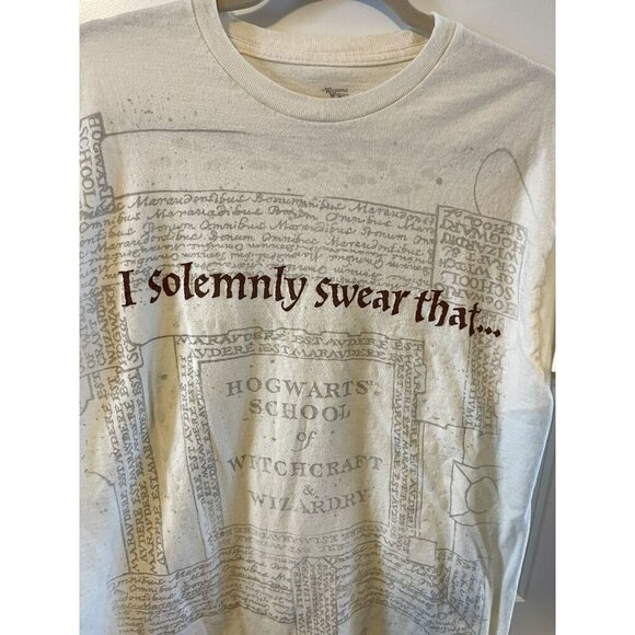 Harry Potter Hogwarts School Of Witchcraft And Wizardry T-Shirt Size L - Picture 5 of 5